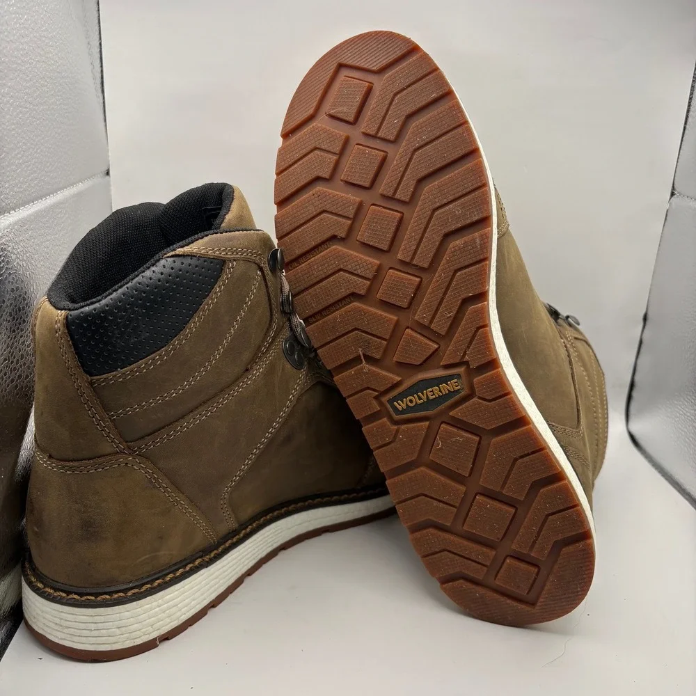 Wolverine Mens I-90 EPX Waterproof Plus Brown Leather Work Boots W880185 9.5M